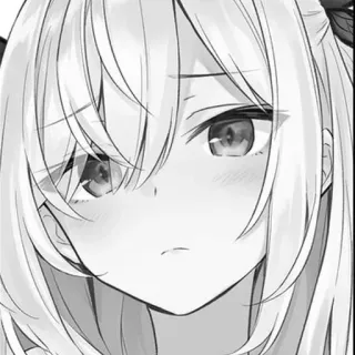 🥵 Anime, Manga, Mädchen, Porträt, Charakter, Zeichnung, Illustration telegram sticker
