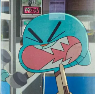 ❤️ Gumball Watterson The Amazing World of Gumball Cartoon, Katze, Wütend, Handy, Gumball Watterson, The Amazing World of Gumball, Animiert whatsapp sticker