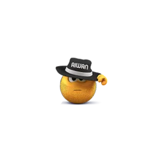 🤴 AIWAN Эмодзи, Шляпа, Тайвань telegram sticker
