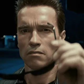 The Terminator @freetopsticker whatsapp stickers