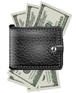 💵 uang, dolar, dompet, keuangan, mata uang, kekayaan, tunai telegram sticker