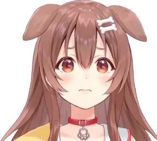 🥐 Inugami Korone Hololive อนิเมะ, VTuber, หมา, น่ารัก, Korone telegram sticker