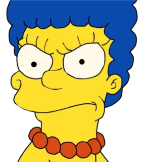 😡 Marge Simpson The Simpsons Marge Simpson, Cartoon, Wütend, Lustig, Die Simpsons, Animiert telegram sticker