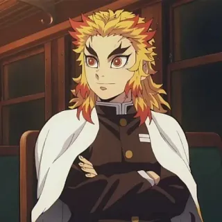 🔥 Kyojuro Rengoku Demon Slayer anime, manga, demon slayer, rengoku, kyojuro rengoku whatsapp sticker