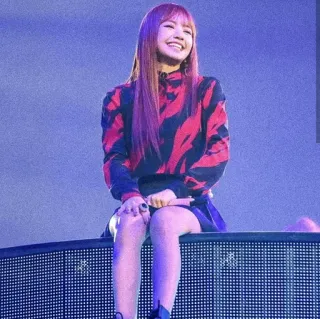 😃 Lisa woman, celebrity, kpop, singer, artist, portrait telegram sticker