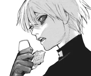 ☠️ Ken Kaneki Tokyo Ghoul Anime, Ghoul, Manga, Ken, Kaneki whatsapp sticker