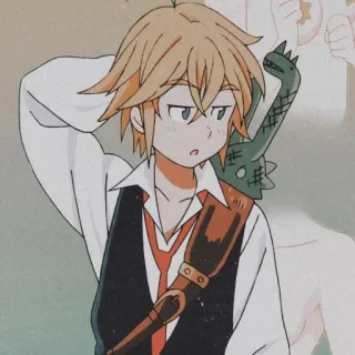 ☺️ Meliodas Seven Deadly Sins Anime, Manga, Meliodas, Seven Deadly Sins, Dibujos animados, Personaje telegram sticker