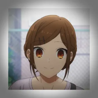 💫 Hori Kyouko Horimiya Anime, Mädchen, Hori, Kyouko, Horimiya, Charakter telegram sticker