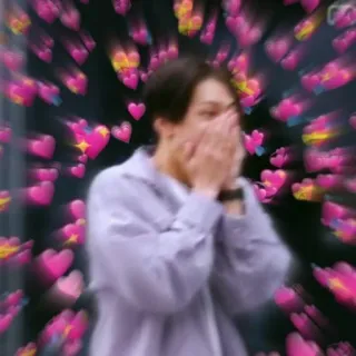 🥰 amour, coeur, kpop, mignon, affection telegram sticker
