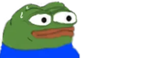 🤨 Pepe the Frog meme, frog, internet culture, twitch emote, nervous whatsapp sticker