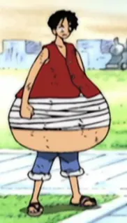 🖤 Luffy One Piece Anime, Charakter, One Piece, Ruffy, Cartoon telegram sticker