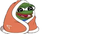 🐸 Pepe the Frog Pepe, frog, meme, blanket telegram sticker