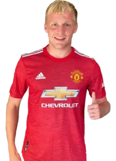 🇳🇱 Donny van de Beek футбол, футбол, Манчестер Юнайтед, игрок, большой палец вверх telegram sticker