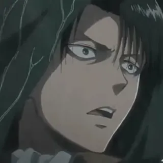 ✨ Levi Ackerman Attack on Titan anime, attack on titan, levi, levi ackerman, aot, karakter telegram sticker