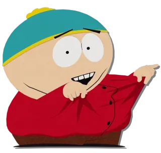 👩 Eric Cartman South Park 卡通, 角色, 搞笑, 南方公园 telegram sticker