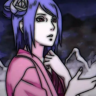💜 Konan Naruto anime, manga, Konan, Naruto, ninja telegram sticker