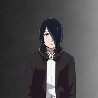 😟 Yu Ishigami Kaguya-sama: Love Is War 애니메이션, 만화, 학생, 헤드폰, 이시가미 유우, 카구야 님은 고백받고 싶어 whatsapp sticker