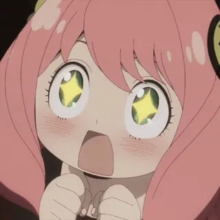 🤩 Anya Forger Spy x Family Anime, Manga, Imut, Kawaii, Spy x Family, Anya Forger, Kartun whatsapp sticker