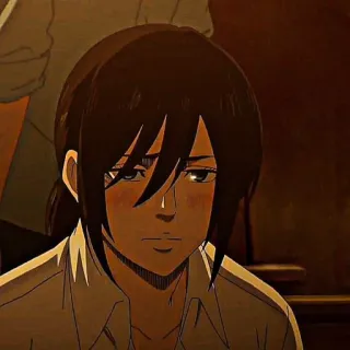❕ Mikasa Ackerman Attack on Titan 动漫, 卡通, 女孩, 三笠·阿克曼, 进击的巨人 telegram sticker