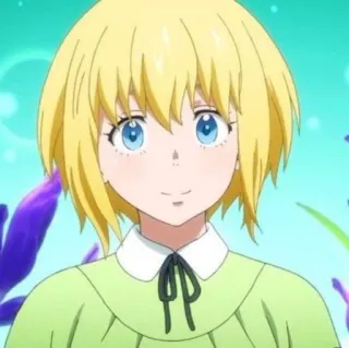 💛 Iris Fire Force anime, character, iris, fire force, blonde telegram sticker