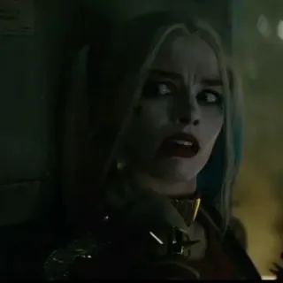 😒 Harley Quinn Suicide Squad 哈莉·奎茵, 自杀小队, 玛格特·罗比, 反派, dc漫画, 反英雄, 漫画角色 telegram sticker