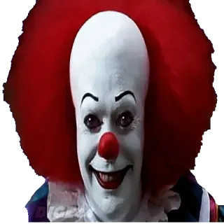 😃 Pennywise It Horror, Klaun, Straszny, Pennywise, To, Stephen King telegram sticker