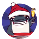 🚗 christmas, celebration, cartoon, winter, holiday, party, festive telegram sticker
