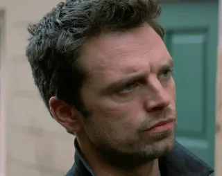 🍓 Bucky Barnes portrait, homme, acteur, Sebastian Stan, Marvel, super-héros telegram sticker