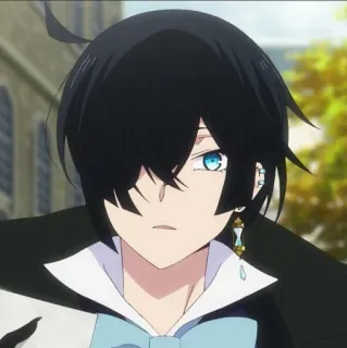 💎 Vanitas The Case Study of Vanitas Anime, Vanitas, Personnage, yeux bleus, Manga telegram sticker