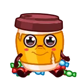 🤤 Kartun, Cangkir kopi, Lucu, Permen telegram sticker