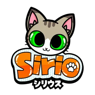 🫥 Sirio
シリウス gato, animal, kawaii, mascota, lindo, logo telegram sticker