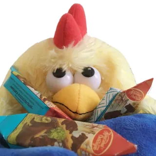 🍬 «МИШКА КОСОЛАПЫЙ» Spielzeug, Huhn, Süßigkeit, Schokolade, Bär, russisch telegram sticker