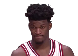 😐 Jimmy Butler 농구, 선수, 운동선수, 마이애미 히트, NBA telegram sticker