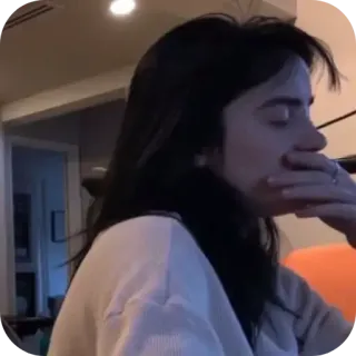 😔 Billie Eilish telegram sticker