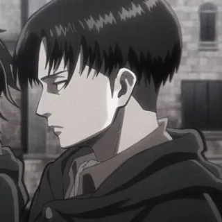 🛹 Levi Ackerman Attack on Titan anime, Attack on Titan, Levi, Levi Ackerman, military, violence telegram sticker