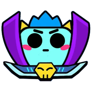 😧 cactus, en colère, Brawl Stars, mignon, jeu vidéo telegram sticker