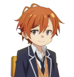 🙂 Anime, Ragazzo, Uniforme scolastica telegram sticker