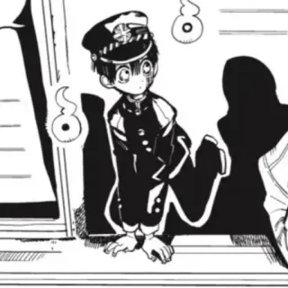🥢 Hanako-kun Toilet-bound Hanako-kun anime, manga, ghost, supernatural, school, Japanese telegram sticker
