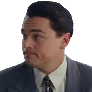 😐 Leonardo DiCaprio актер, портрет, знаменитость, кинозвезда telegram sticker