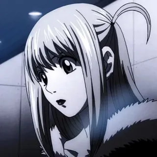 🧦 Misa Amane Death Note Anime, Manga, blond, Mädchen, Death Note, Misa telegram sticker