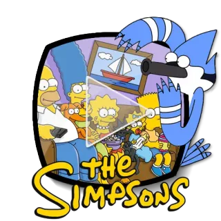▶ Homer Simpson The Simpsons THE SIMPSONS simpsons, family, cartoon, tv show, sitcom, animation telegram sticker