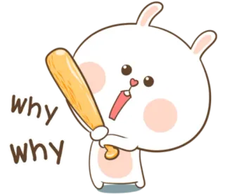 Tuagom Puffy Rabbit By TORA JUNG telegram stickers