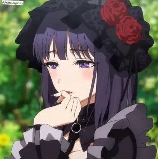 🙁 Marin Kitagawa My Dress-Up Darling 애니메이션, 여자, 마린 키타가와, 최애의 아이, 귀여운, 코스프레 telegram sticker