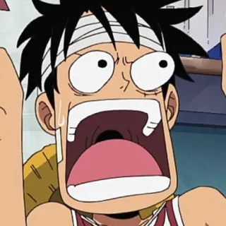😨 Anime, Desenho animado, Expressão, Choque, Assustado telegram sticker