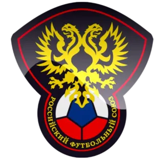 🇷🇺 РОССИЙСКИЙ ФУТБОЛЬНЫЙ СОЮЗ Российский футбольный союз, футбол, герб, Россия, спорт telegram sticker