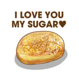 😍 I LOVE YOU
MY SUGAR caramella, amore, zucchero, dolce, cibo, San Valentino whatsapp sticker