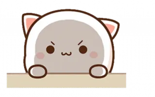 😺 猫, 怒り, 漫画, 可愛い, 動物, ステッカー whatsapp sticker