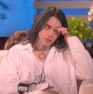 🕸 Billie Eilish cantante, musicista, celebrità, popstar telegram sticker