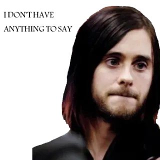 😍 Jared Leto Jared Leto, Schauspieler, Musiker, Promi, Porträt telegram sticker