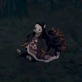 🎐 Nezuko Kamado Demon Slayer Nezuko, Demon Slayer, Anime, Cute, Chibi, Manga, Girl, Cartoon telegram sticker